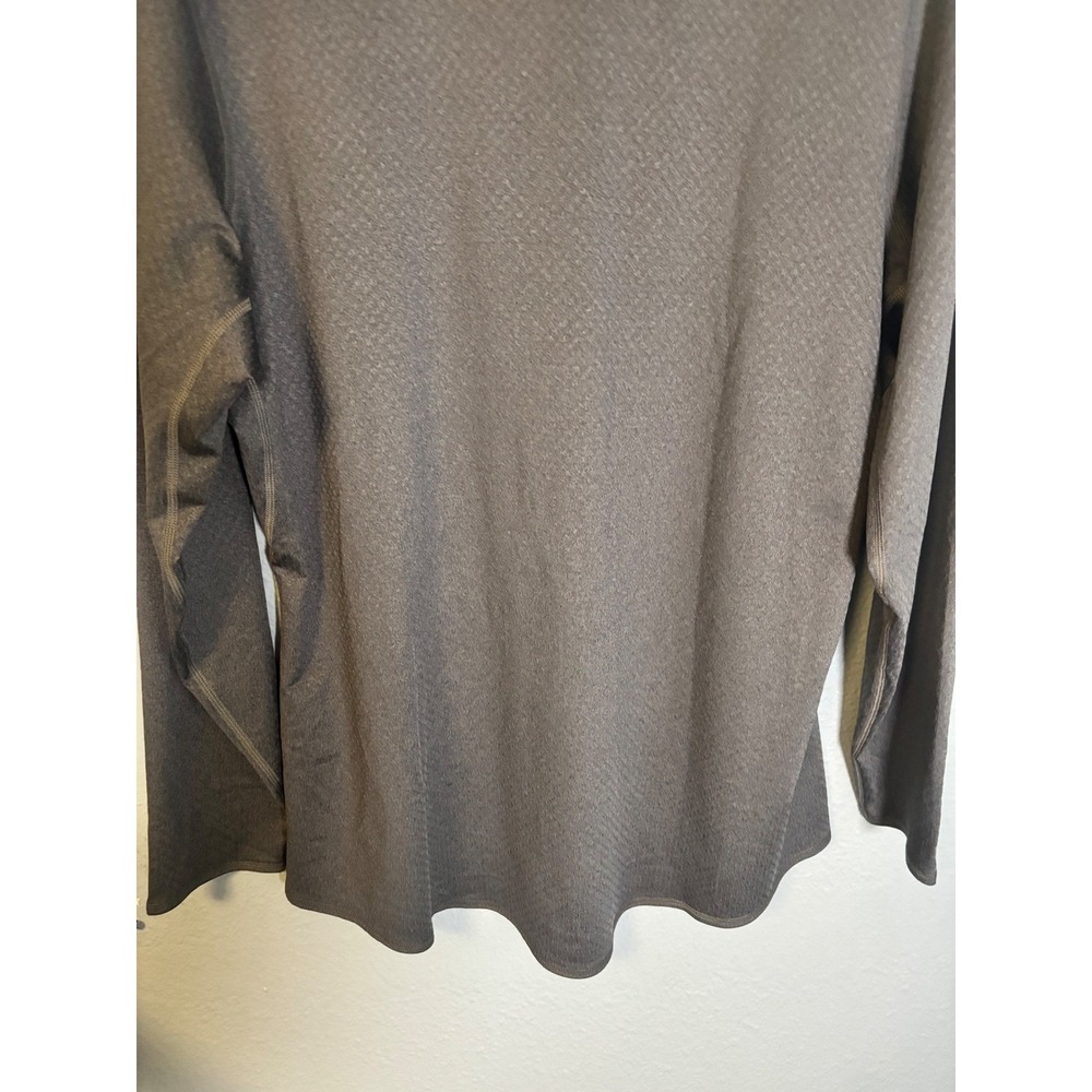 REI Womens Gray Long Sleeve Quarter Zip Pullover Size 1X Outdoor Athletic Hiking - Picture 9 of 10